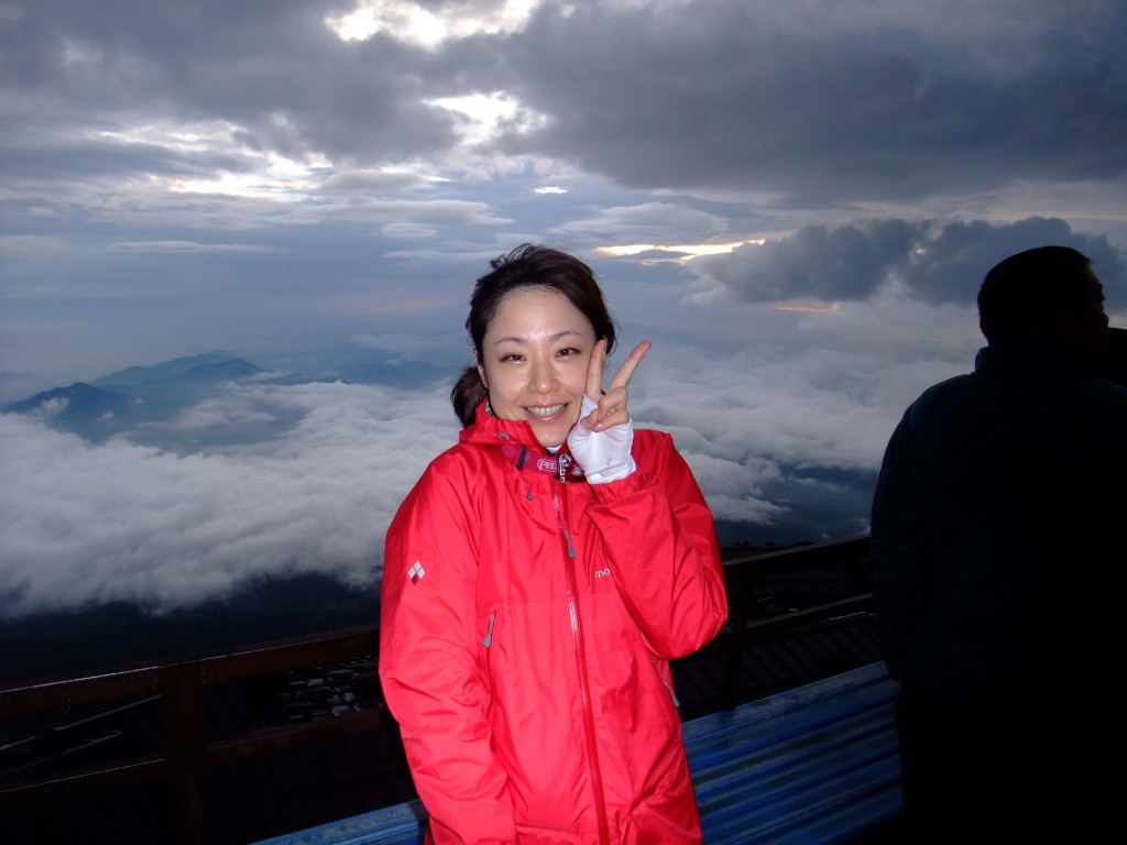 富士登山2014の様子