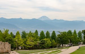 フルーツ公園から見える富士山