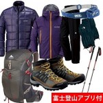 富士登山用品【レンタルと購入の価格比較】
