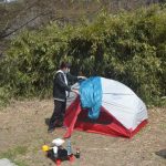 【初めてのソロキャンプ】初心者女子1人でも大丈夫！テントも建てました。