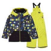 Quiksilver  スノーボードウェア上下セット（キッズ100-120）男の子 LITTLE MISSION KIDS