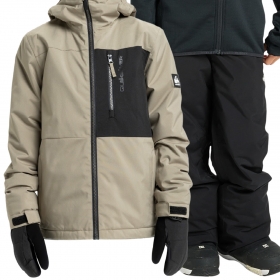 Quiksilver  スノーボードウェア上下セット（キッズ130-150）男の子 TZC0