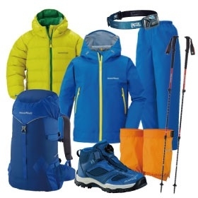 【マウントフジトレイルクラブ特別プラン】富士登山セットキッズ フル（男の子）