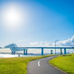 2018年7月中旬　新木場若洲海浜公園キャン…