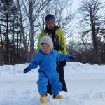 2020年2月上旬　奥日光湯元　雪遊びウェア…