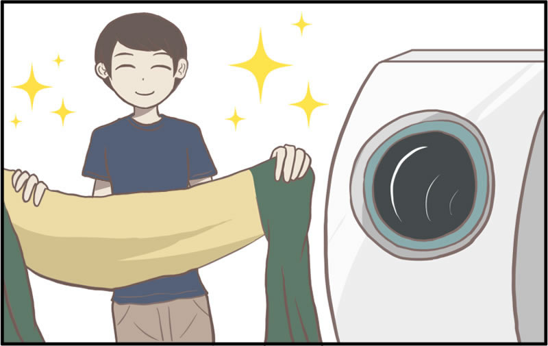 テントのクリーニング