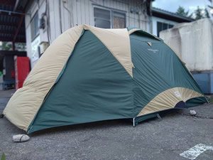 テント乾燥サービス 綺麗になったテント